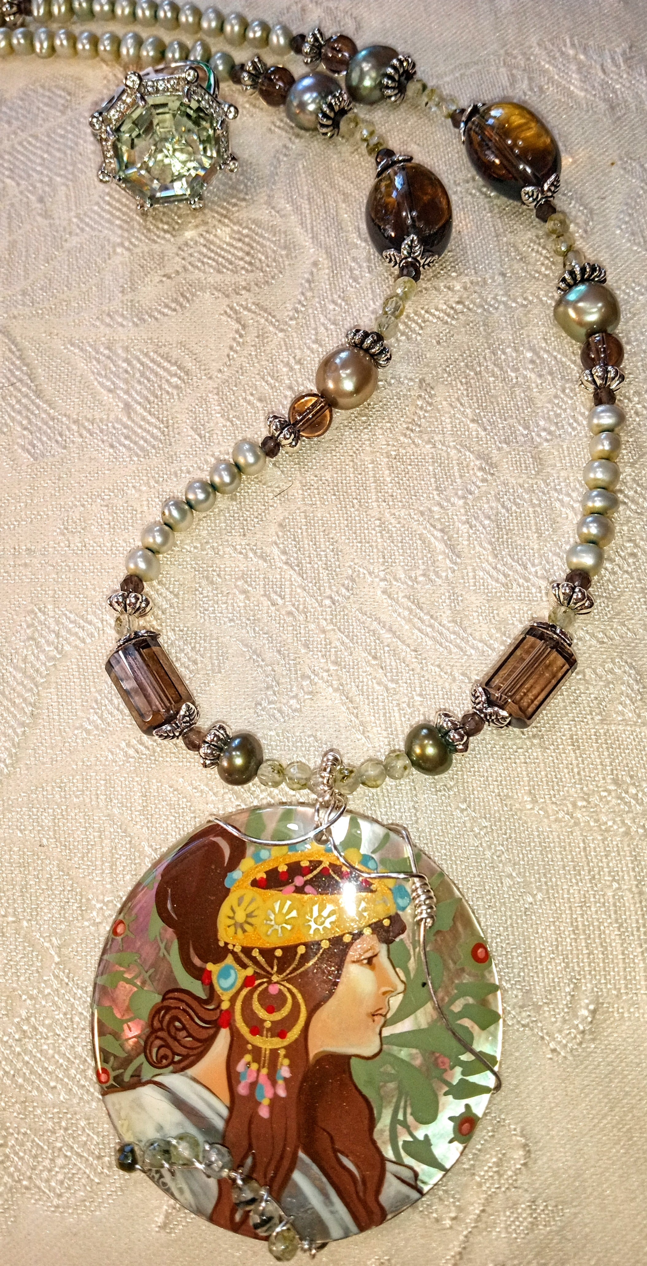 Sodalite necklace and earrings    DJ Deborah Johnson      